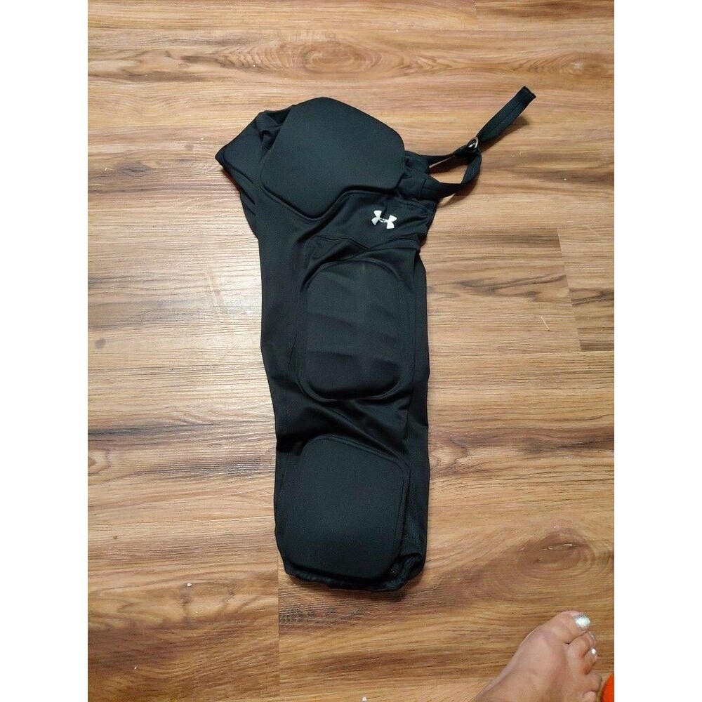 Integrated Black Football Pants Youth XL Under Armour Black